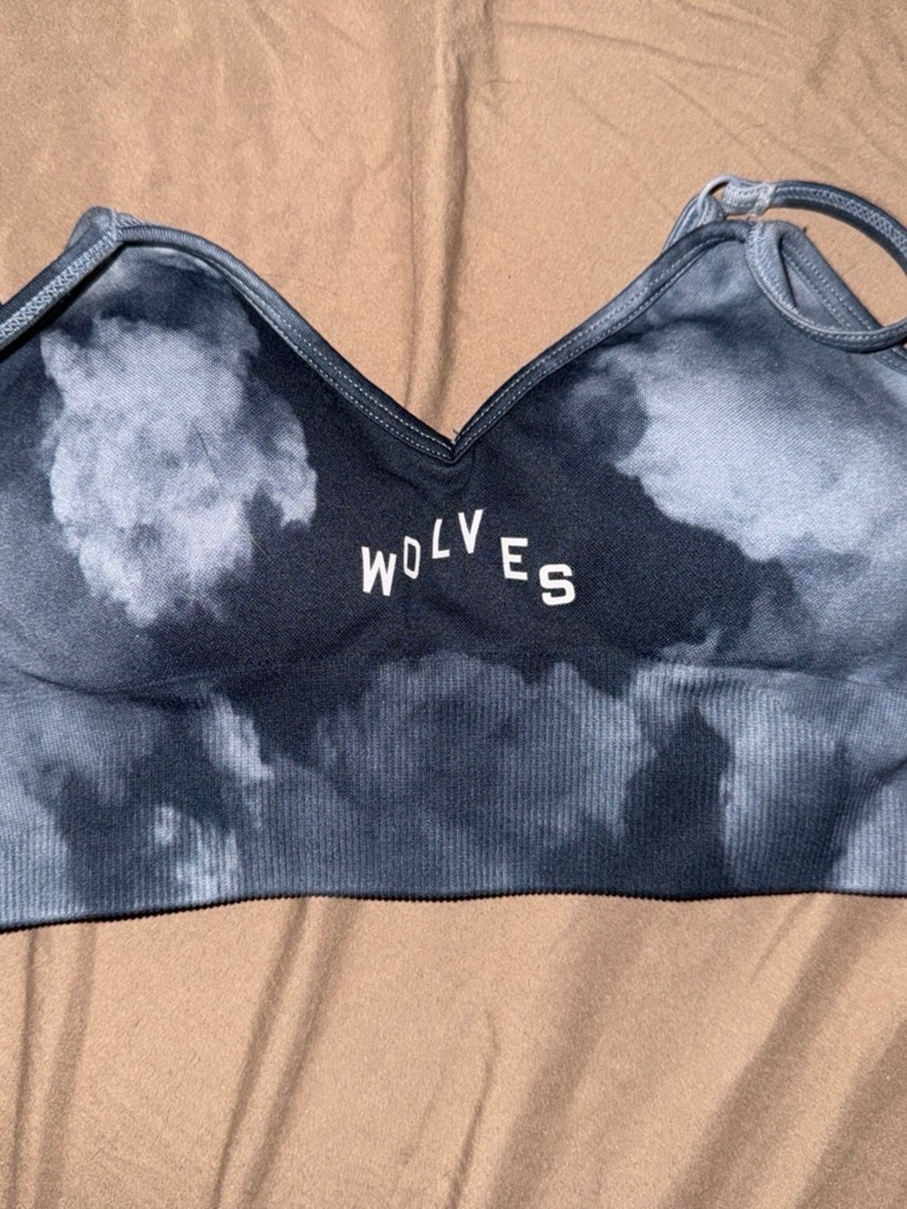 Darc Sport Tie-Dye Bralette - Black/Gray